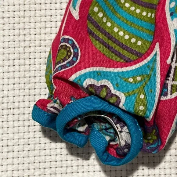 Petit Ami Bright Pink Multicolor Paisley Smocked Dress w Bloomers‎ 12M EUC - Picture 2 of 6